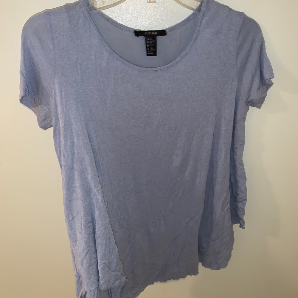 blue tee